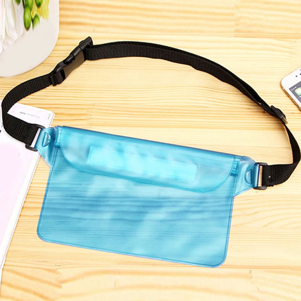 

Men's Women's Waist Bags 3 Layers Waterproof Underwater Waist Bag Fanny Pack Beach Dry Pouch Phone Case Wallet High Quality #