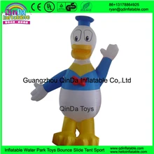 Adult walking Donald Duck mascot costume/inflatable moving cartoon