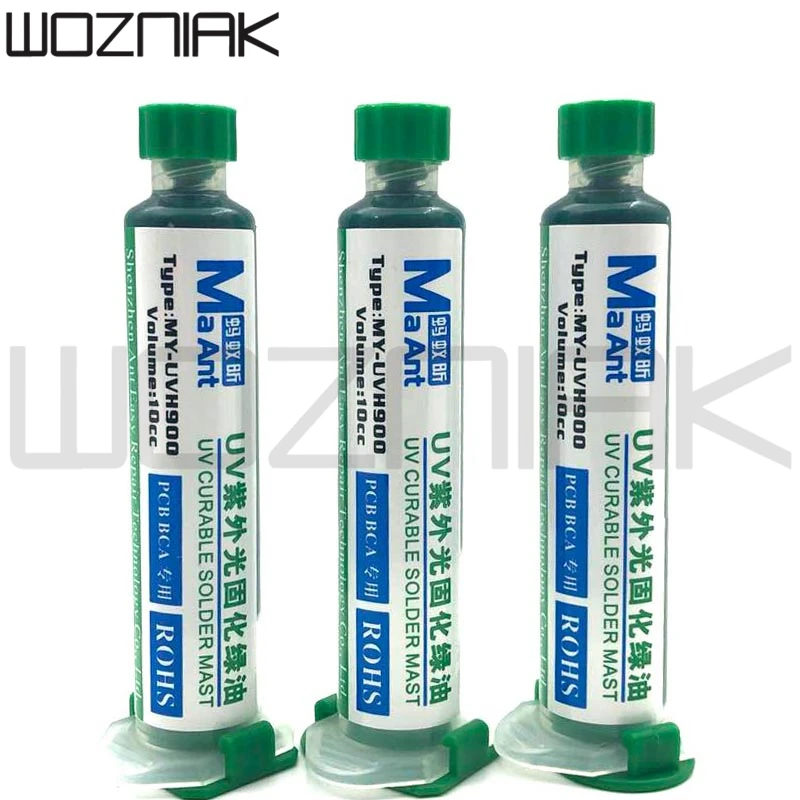 

10ML Green Oil UV Solder BGA PCB Paint Prevent Corrosive Arcing Soldering Paste Flux for Mobile Phone Motherboard Repair