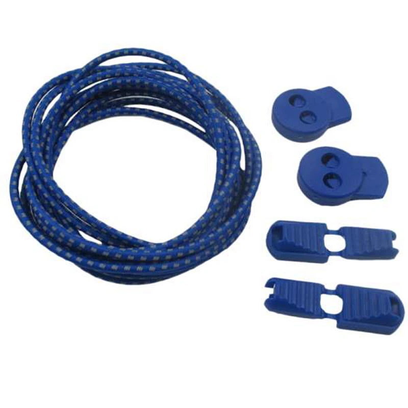 

2 pairs of stretch elastic reflective laces without locking system for 110cm