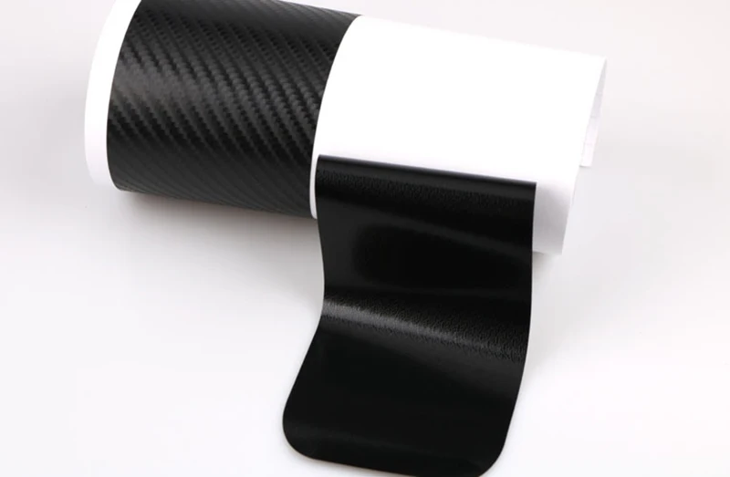 3D Car Sticker Door Sill Protector Car Styling Carbon Fiber Door Plate Scuff Protection Auto Accessories Door Step Scratch Cove 333
