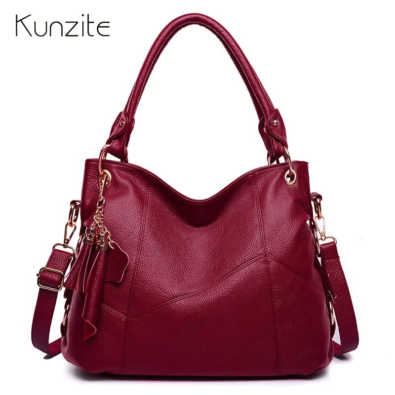 خمر المرأة حقيبة ساع للنساء 2019 جديد مصمم حقائب كبيرة حمل الإناث المحمولة حقائب كتف أعلى-حقائب بيد