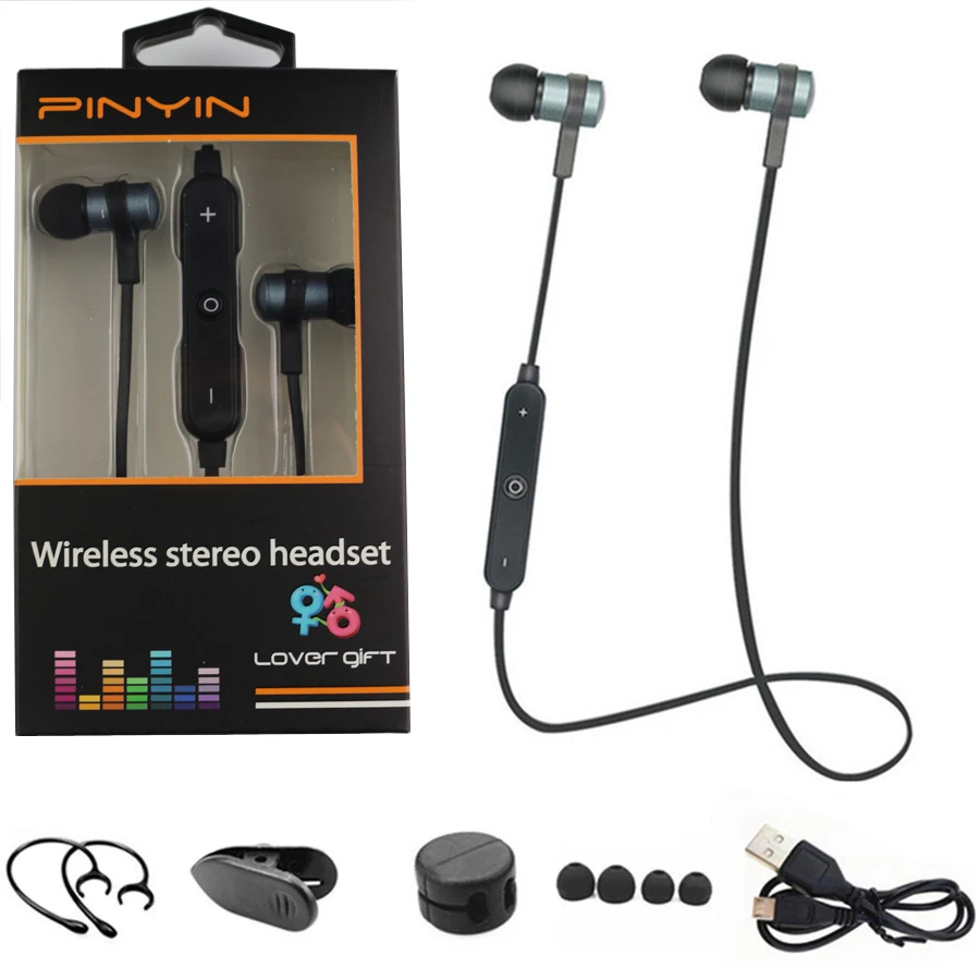 

Sport Running Bluetooth Headset Wireless Earphone Headphone Bluetooth Earpiece With Mic Stereo Earbuds For all phone