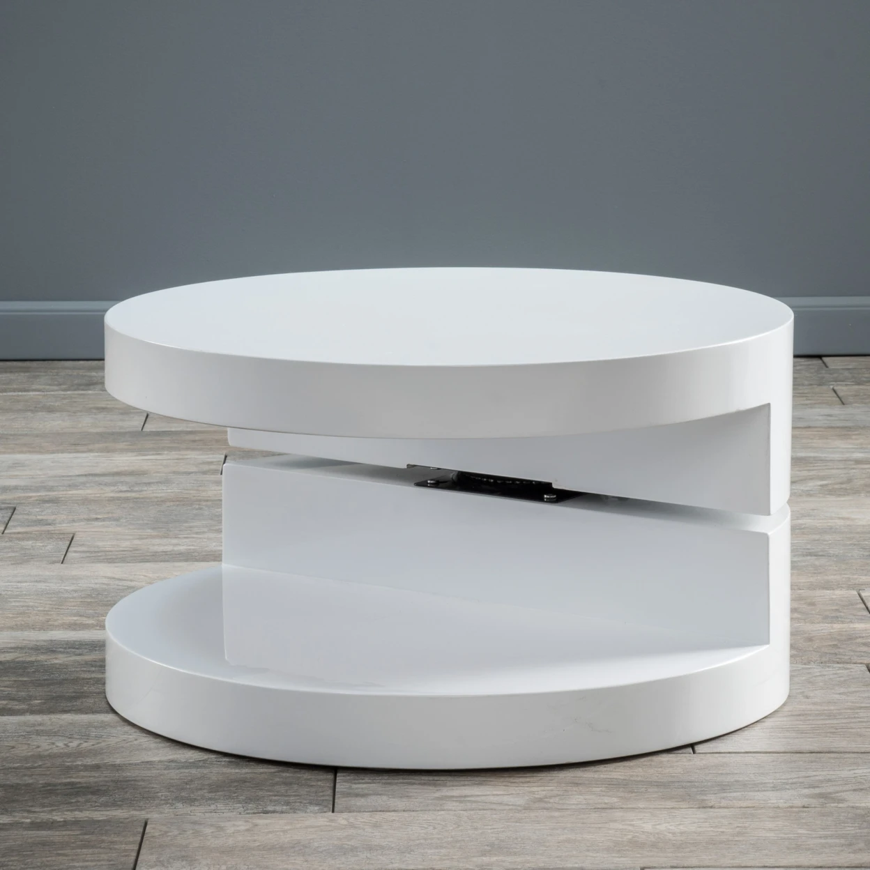 Emerson Small Circular Mod Swivel Coffee Table