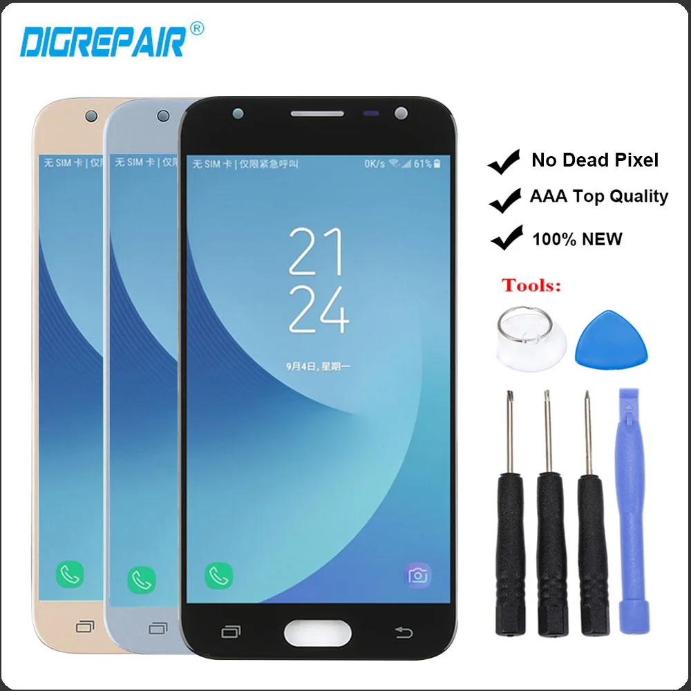 

For Samsung Galaxy J3 2017 Screen J330F J330G LCD Display Touch Screen Digitizer Replacemnets Display for Samsung J330 LCD
