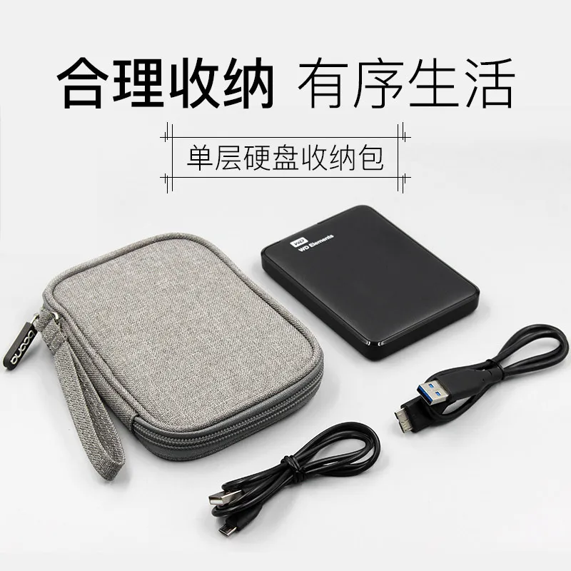 

Travel Gadget Organizer Bag Portable digital cable bag Electronics Accessories Storage Carrying Case Pouch for USB power Bank