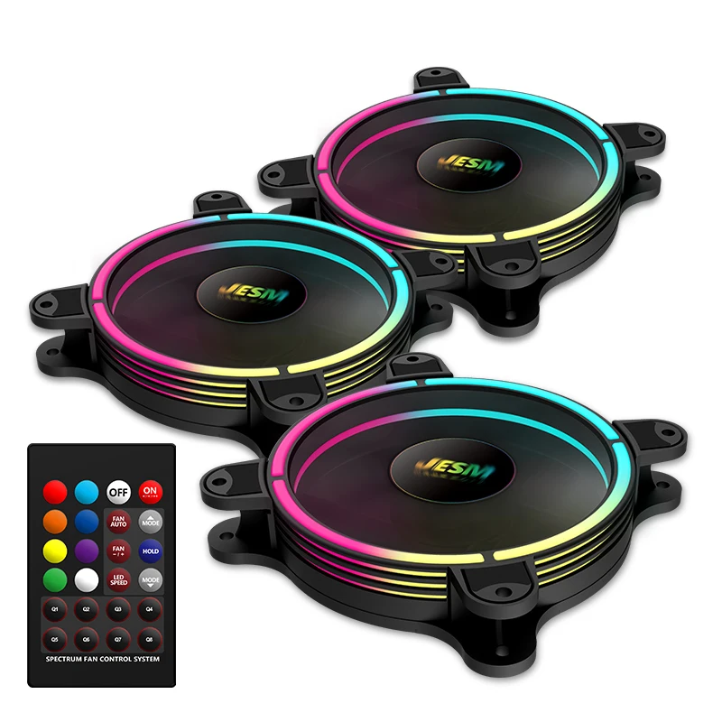 JESM AURA J3 RGB контроллер вентилятор с ШИМ управлением шасси 12 см водяного охлаждения