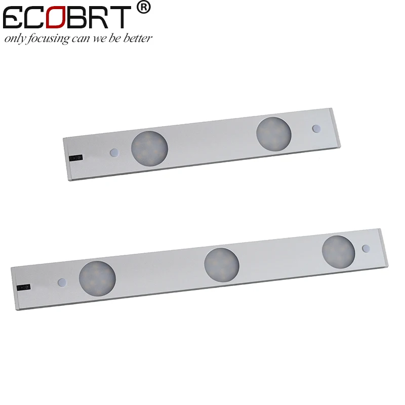 

Modern Kitchen Aluminum Linear Bar Lights 45cm 12V IR Sensor Under Kitchen Cabinet Lighting fixtures 30cm Swing On / Off Switch