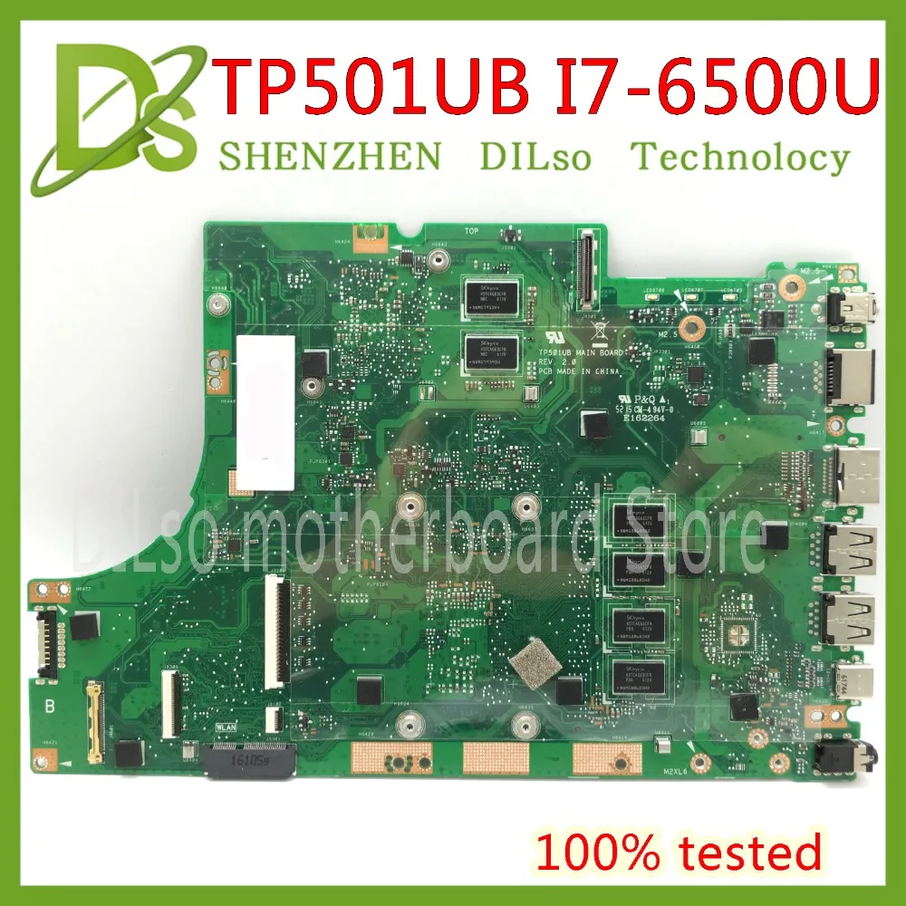  KEFU TP501UB For ASUS TP501 TP501U TP501UQ TP501UA original laptop motherboard GT940M I7-6500U CPU 