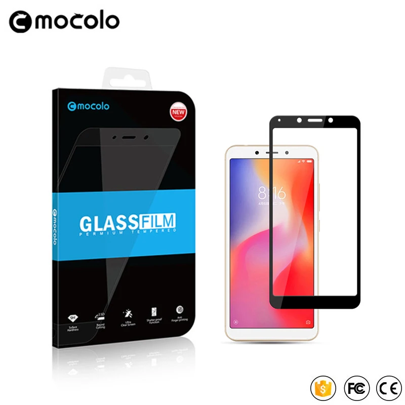 

Mocolo 2.5D 9H Full Cover Tempered Glass Film On For Xiaomi Redmi 6 7 6A 7A Pro Redmi6A Redmi7A A 16/32/64 GB Screen Protector