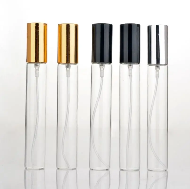 Wholesale 15ML Portable Glass Refillable Perfume Bottle With Aluminum