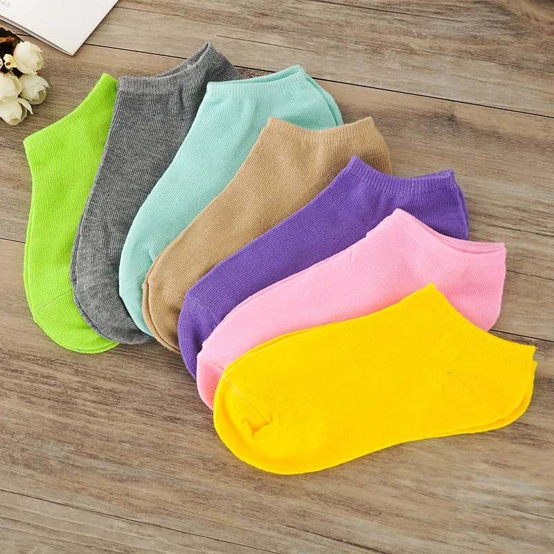 20 пар, женские носки, невидимые однотонные носки для девочек, секретные скрытые носки, Бесплатные Носки для доставки