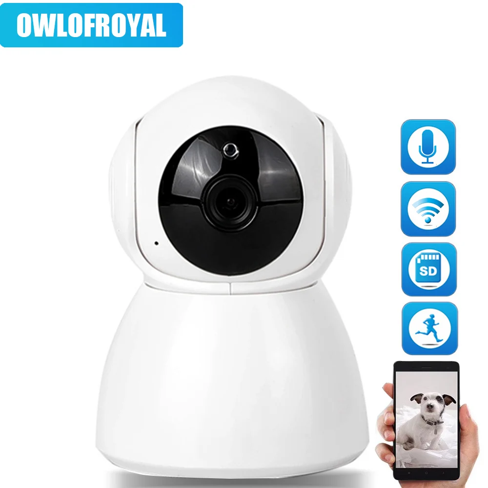 

720P Home Security IP Camera Wi-Fi Wireless Mini Network Camera Surveillance Wifi 1.3MP Night Vision CCTV Camera Baby Monitor