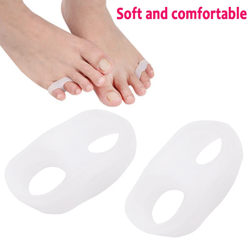 1Pair=2pcs Silicone Little Toe Finger Straightener Hallux Valgus Bunion Corrector Foot Health Care Product smrp