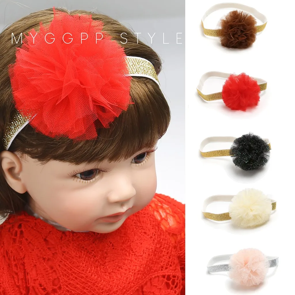 Модная детская чалма, Красивая Милая Детская повязка на голову для маленьких девочек, детские аксессуары для волос, повязка для волос с цветами для малышей, lacos de menina