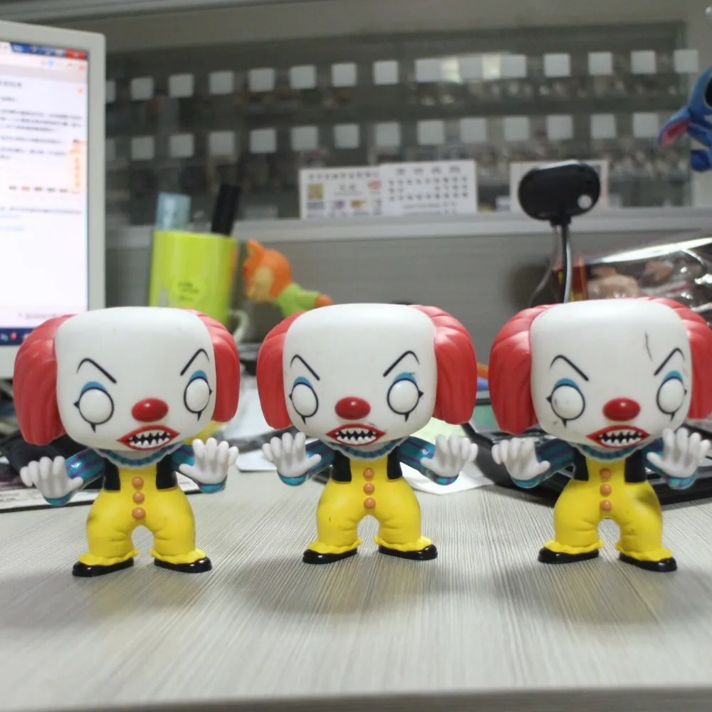 Funko POP фильмы ужасов: Stephen King's IT PENNYWISE клоун Виниловая фигурка декоративная