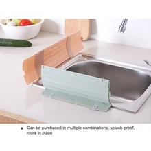 Кухня брызговик воды мойка брызг воды Доказательство защитная пластина с прикрепленными присоски Кухня ручной насос для мытья посуды с Перегородка доска