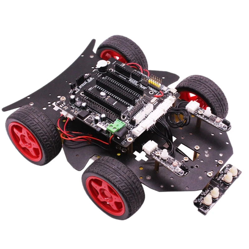 Подходит для Arduino Uno Smart Car Robot Kit Diy графическое Программирование Us Plug