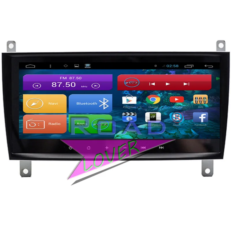 Автомобильный мультимедийный плеер Roaodlover 8 дюймов Android 6 0 для Benz CLK 2006 2007 2008 2009 2010