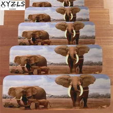 XYZLS 5 шт./компл. слон противоскольжения лестничные ковры лестницы коврики ШАГ Pad Кухня ковер пол коврик дверь 22*70 см украшения дома