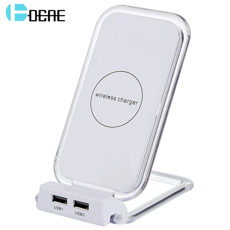DCAE Qi Fast Wireless Charger Qi Charger Wireless Fast Phone Charger for Apple iPhone 8 8Plus