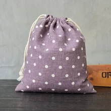 Фиолетовый горошек белье упаковка мешок 8x10 см x 9 см x 12 см x 10x15 см(13x17 см Упаковка из 50 вечерние мешок для конфет макияж ювелирный Подарочный мешочек с Кулиской