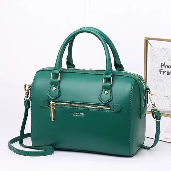 Unishow женская сумка через плечо Маленькая женская сумка из искусственной кожи женская сумка через плечо Роскошная брендовая дизайнерская женская сумка-мессенджер - Цвет: Зеленый
