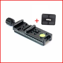 100 мм Quick Release Зажим 1/4 ''резьбовое отверстие алюминиевый сплав длинные рельс Quick Release Plate ручка для DSLR Камера