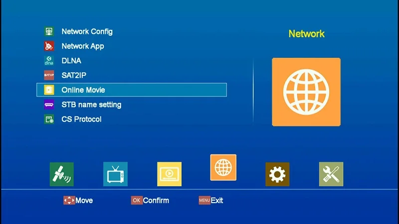 completo DVB-S2 DVB-T2 DVB-C receptor de satélite