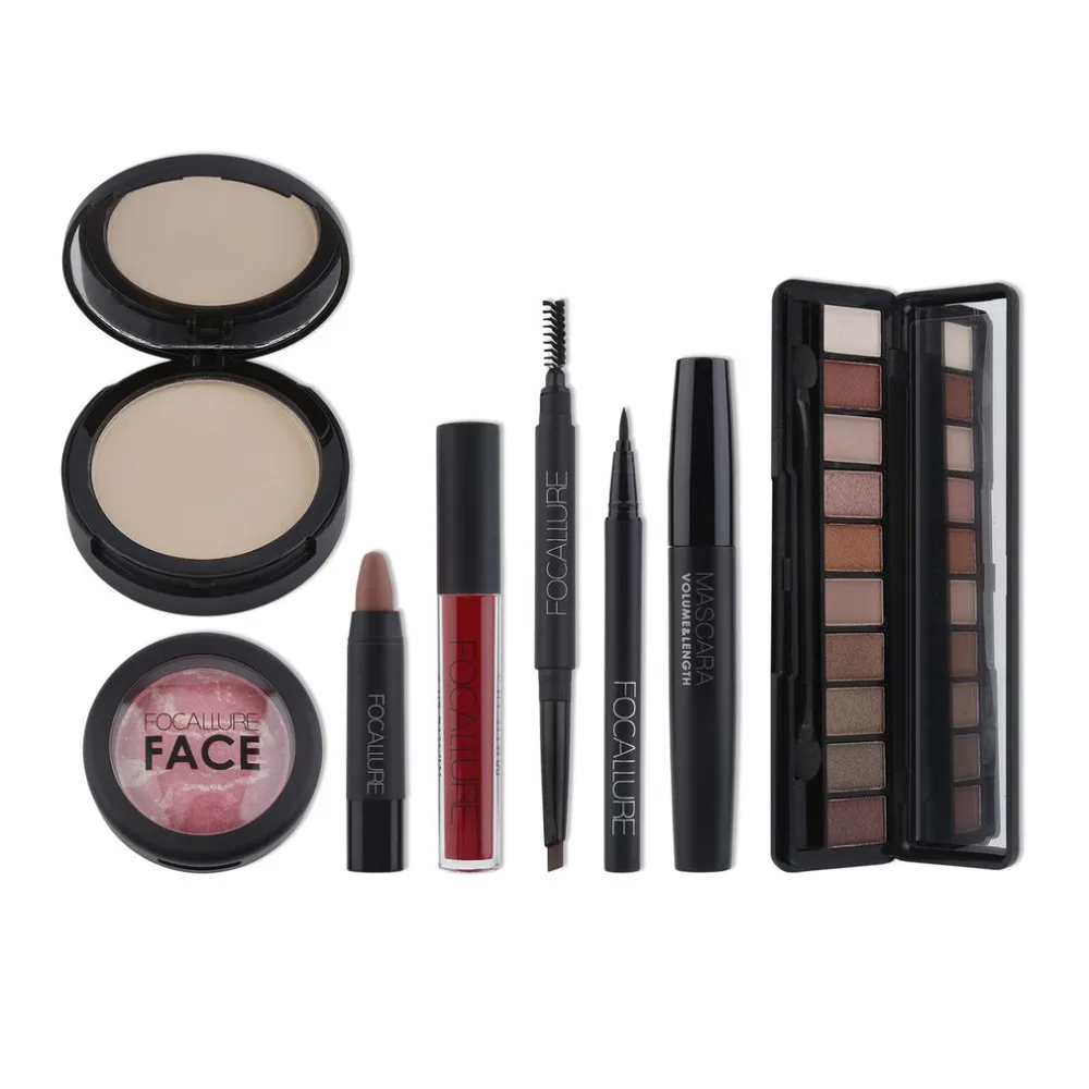 

New Cosmetic 8 in 1 Make-up Set Makeup Sets Professional Make Up Kit for Women Beginners Tool Browspens Eyeshadow