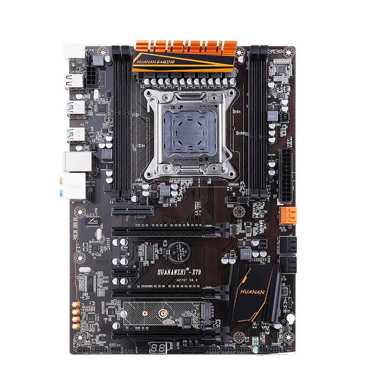 HUANANZHI X79 Plus اللوحة مع M.2 SSD فتحة خصم اللوحة مع 2 SATA3.0 منافذ 3 * PCI-E x16 فتحات دعم 4*16G 1866