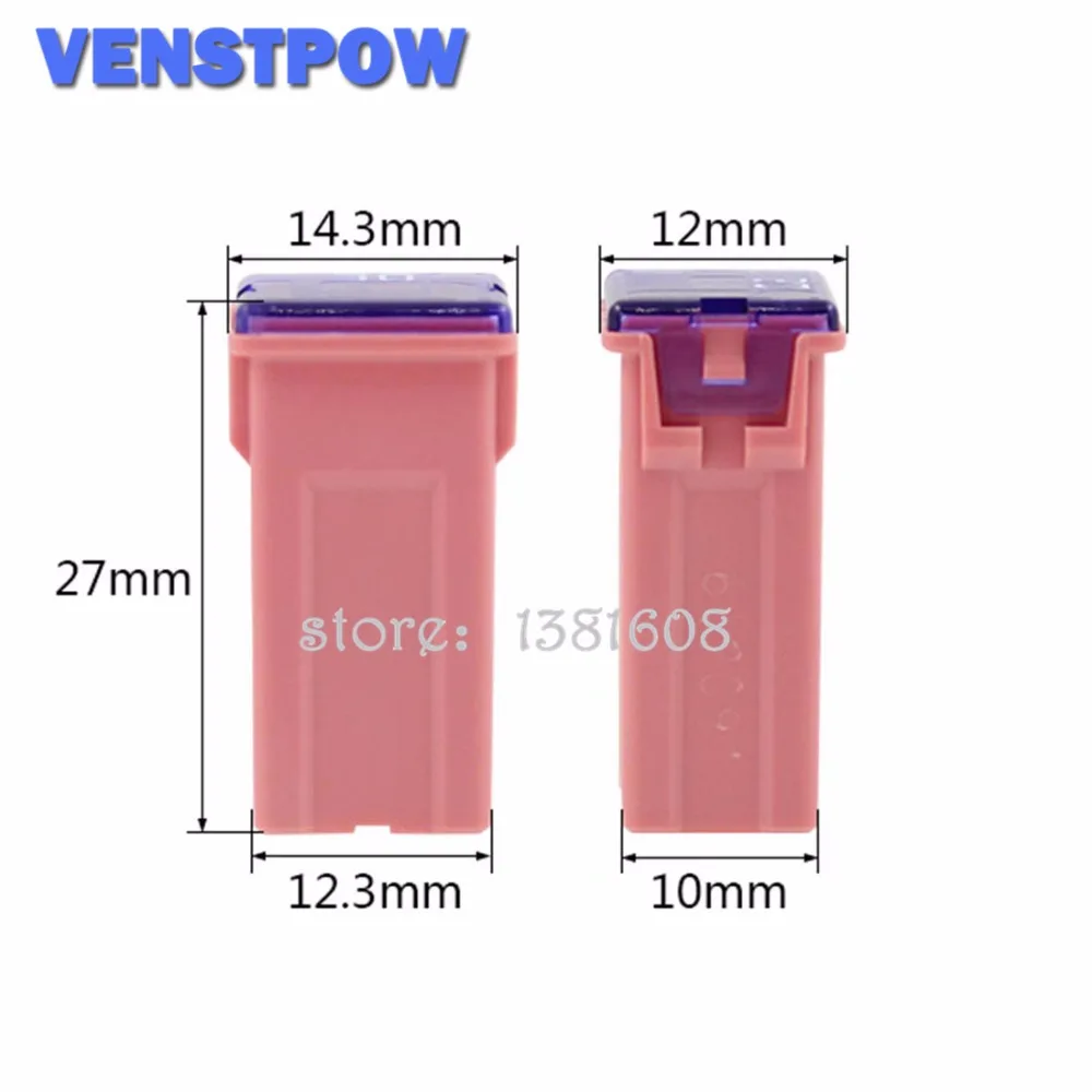 1PC PEC JT 30A Insurance Auto Square Fuse Tube Waterproof High Fuse Box for Car Air Conditioning Insurance Fan