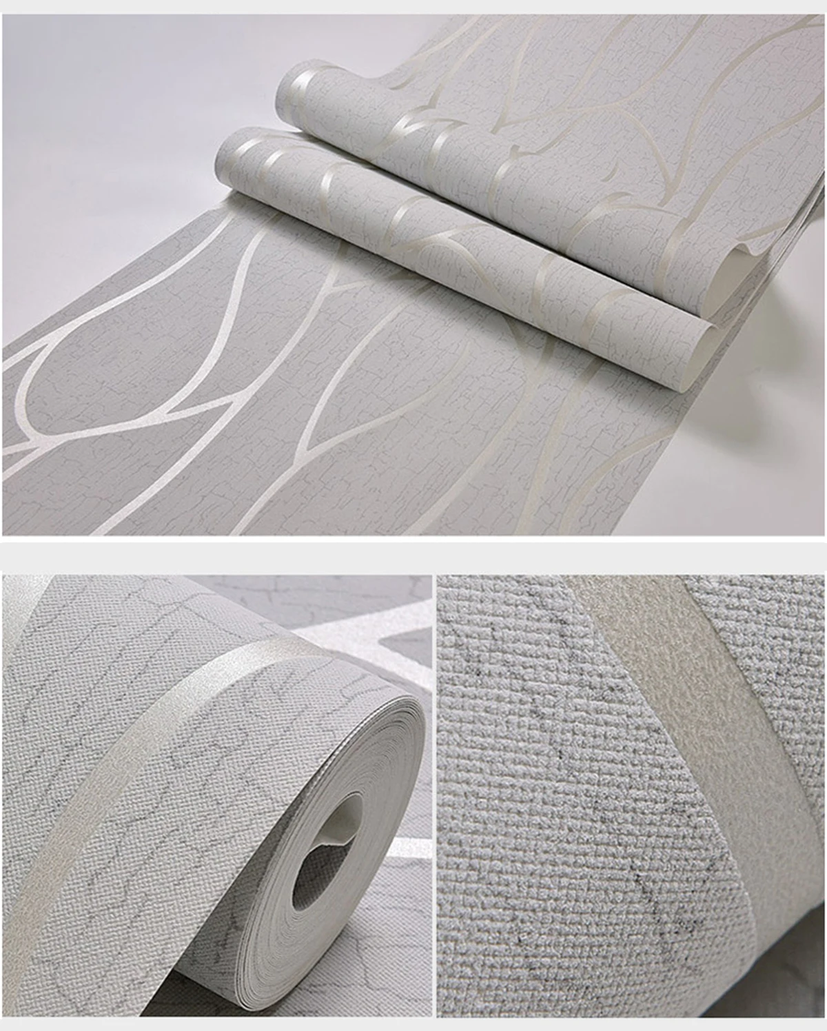 10 м на-тканая настенная бумага, простая настенная бумага в рулоне, для спальни, столовой, гостиной, настенное покрытие, Современная 3D настенная бумага, домашний декор