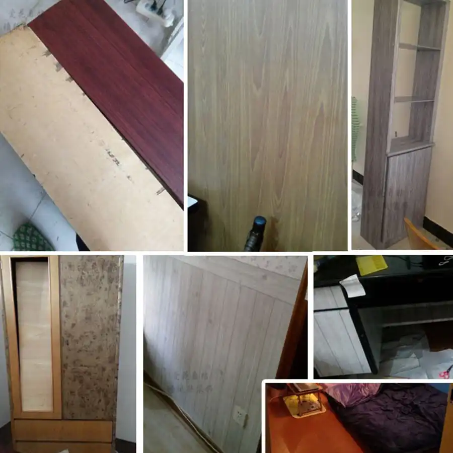 45cm 10m Pvc Self Adhesive Wallpaper Wardrobe Door Table Furniture