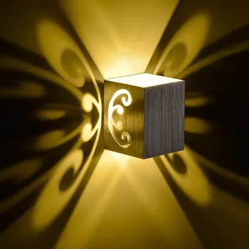 

Butterfly LED Wall Lamp 3W AC85-260V Modern Aluminum KTV Bar Corridor Holiday Christmas New Year Decorate Color Wall Light