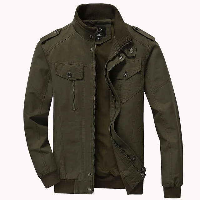 Military Men Autumn Winter Big Size Cotton Jacket Coat Army Jackets Men's Leisure Comfortable