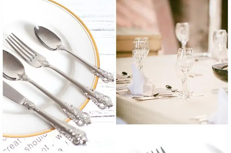 Vintage Western Gold Plated Cutlery (15)