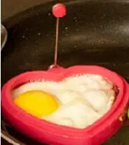 1 шт. силиконовая форма для выпечки кольца жареная Форма для яиц антипригарные кухонные кастрюли для варки яйца-пашот инструменты звезды сердце цветок круглой формы форма для яиц ок 0283 - Цвет: Черный