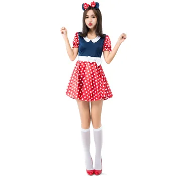 

Hopeless Romantic Adult Minnie Mouse Classic Polka Dots Costume