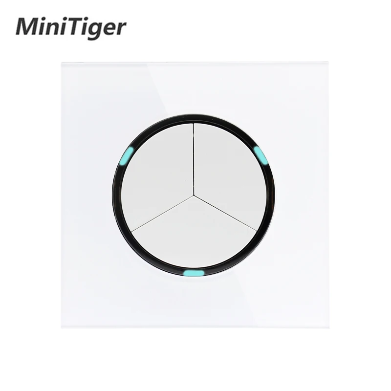 Minitiger Новое поступление кристаллическая стеклянная панель 3 банды 1 ...