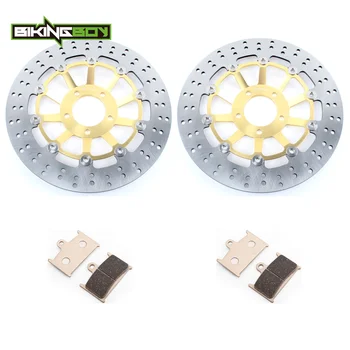 

BIKINGBOY Front Brake Discs Disks Rotors Pads For Suzuki GSXR 600 W 1992 1993 GSX-R 750 88 89 90 91 92 93 GSX-R 1100 89 90 91 92