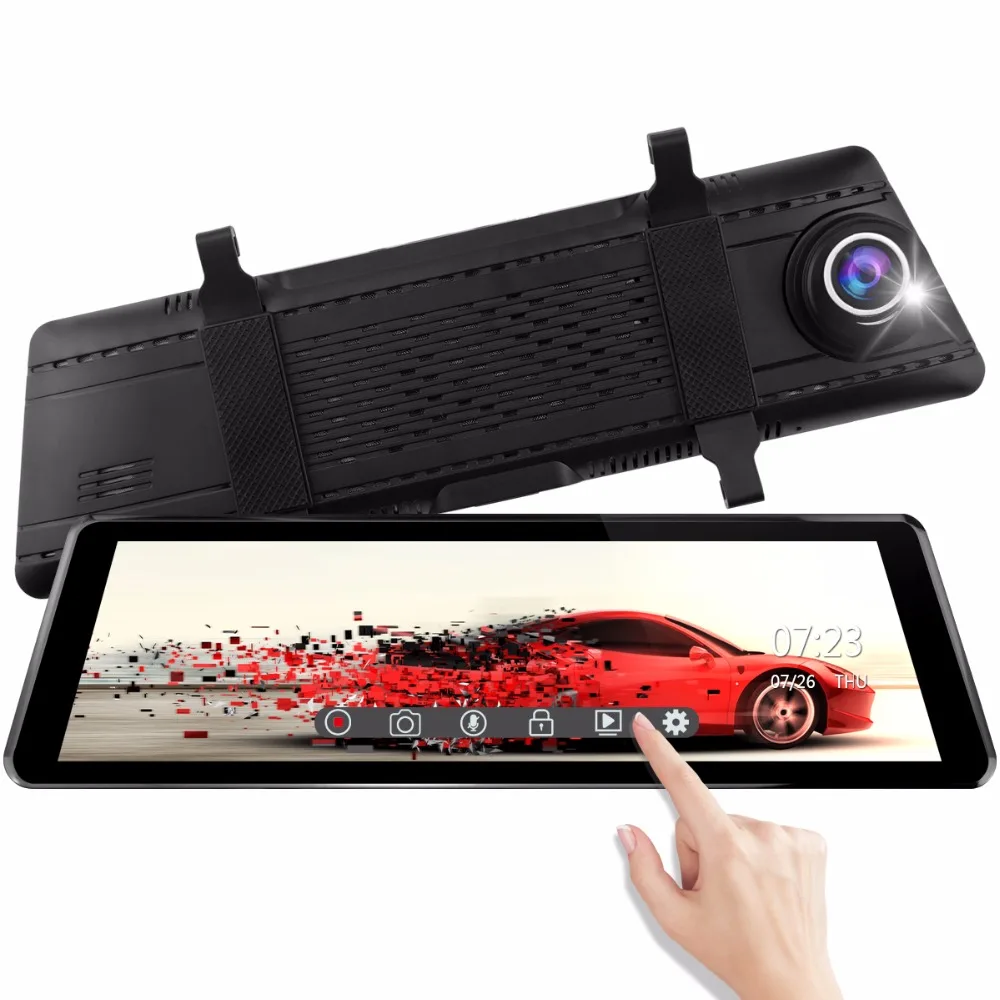Автомобильный видеорегистратор dashcam full hd 1080P 1" с сенсорным экраном, автомобильная камера, автомобильный g-сенсор, видео регистратор, двойной видеорегистратор adas