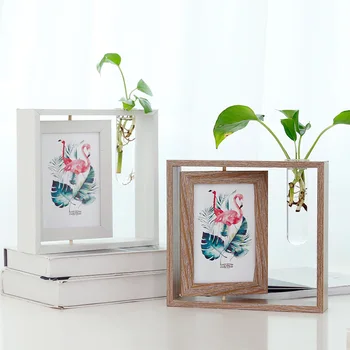 

Creative Photos Frame Table 6 Inch Photo Living Room Office Table Decoration Nordic Iron Art Double Home Decoration Furnishing