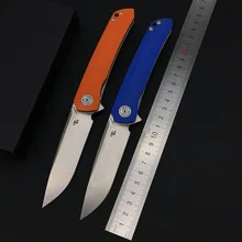 NEW CH3002 Flipper folding knife D2 Blade ball bearings G10 handle outdoor camping hunting pocket fruit Knives EDC hand tools ch3505 g10 flipper folding knife d2 blade ball bearings g10 steel handle outdoor camping hunting fruit pocket knives edc tools