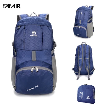 

Weikani Waterproof Foldable Backpack Nylon Outdoor Climbing Backpack Sports Folding Bag Men Women Travel Hiking Backpack