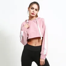 Женская спортивная куртка с капюшоном Женский Топ Для Йоги длинный рукав Фитнес Спортивная рубашка женская Фитнес Спортивная одежда для бега Спортивная футболка