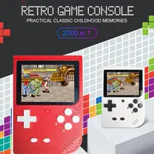 2000 в 1 ретро мини игровая консоль портативная игровая консоль SUP встроенный 5 большой симулятор для GBA Arcade FC
