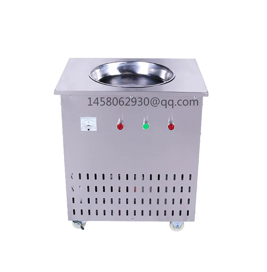 

Single Flat Pan Fried Ice Cream Roll Machine fried ice pan machine Yogurt fruit ice pan machine
