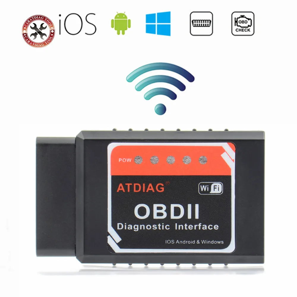2018 Universal Obd2 Wifi Elm327 V 1.5 Scanner For Iphone Ios Android