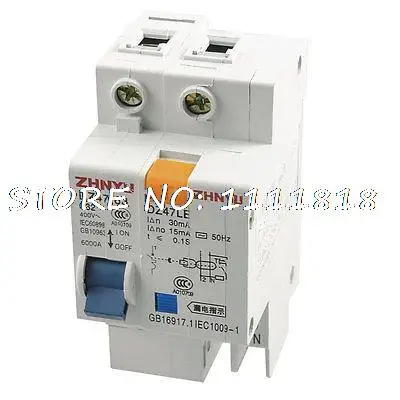 

DIN Rail Mount 6000A Breaking Capacity 1P+N Earth Leakage Circuit Breaker 32A